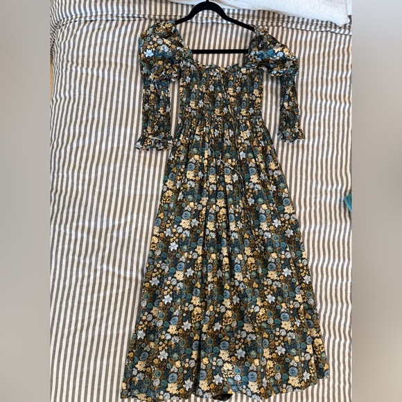 Doen Dresses & Skirts - Doen bijou dress in bleu arbor floral